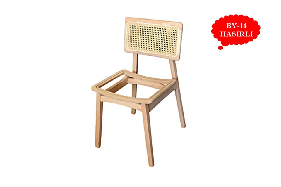 Ham Ahşap Hasırlı Sandalye İmalatı ve Modelleri Ham Ahşap Hasırlı Sandalye İmalatı ve Modelleri
