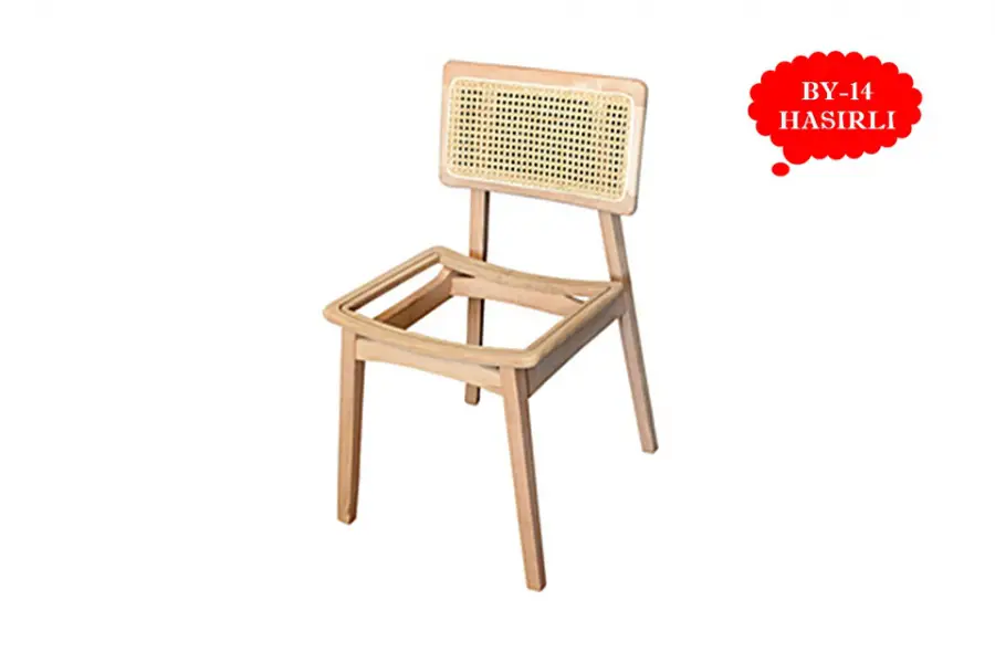 Ham Ahşap Hasırlı Sandalye İmalatı ve Modelleri