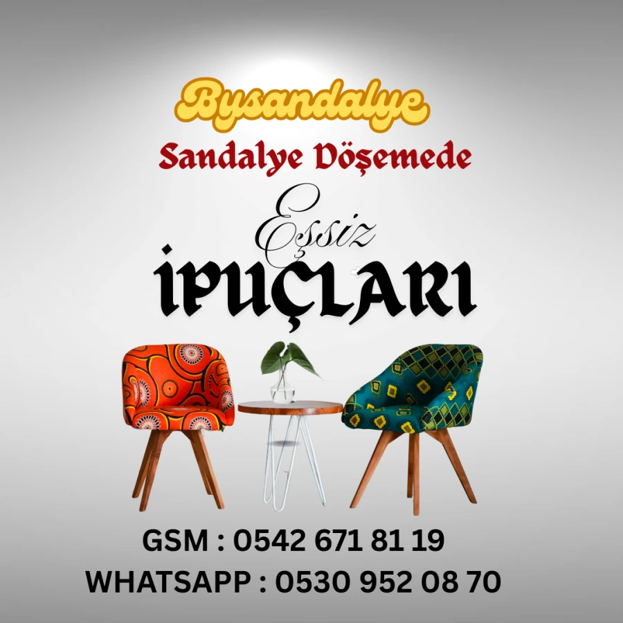 Sandalye Döşemede Dikkat Edilmesi Gereken Temel Unsurlar